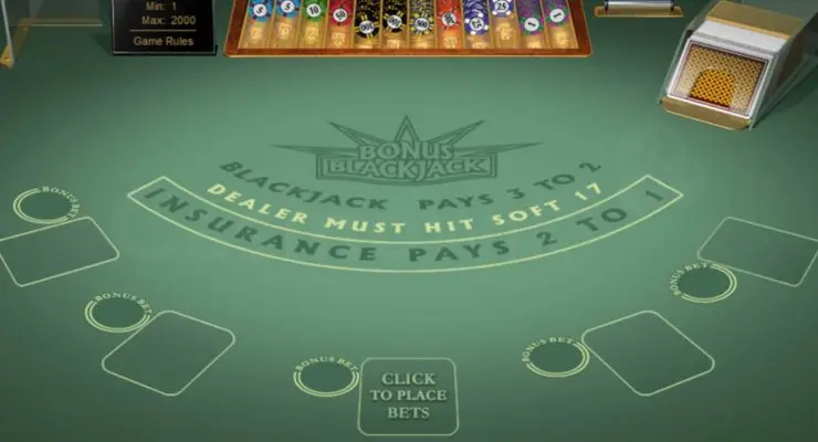 Hoe speel je Bonus Blackjack